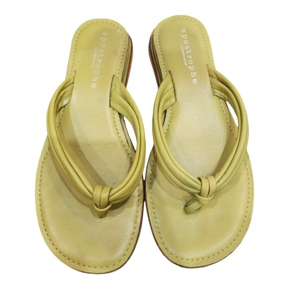 Apostrophe Women's beautiful leather sandals sz 7 Stylish Chic/ Comfy spring - Picture 13 of 13